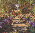 Claude Monet Main Path through the Garden at Giverny painting